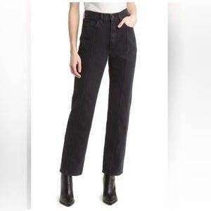 NWT - SIVRLAKE - London straight jeans - washed black - 30